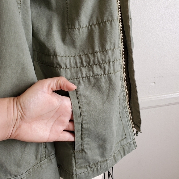 NEW Madewell | Olive Green Utility Jacket - Picture 8 of 11